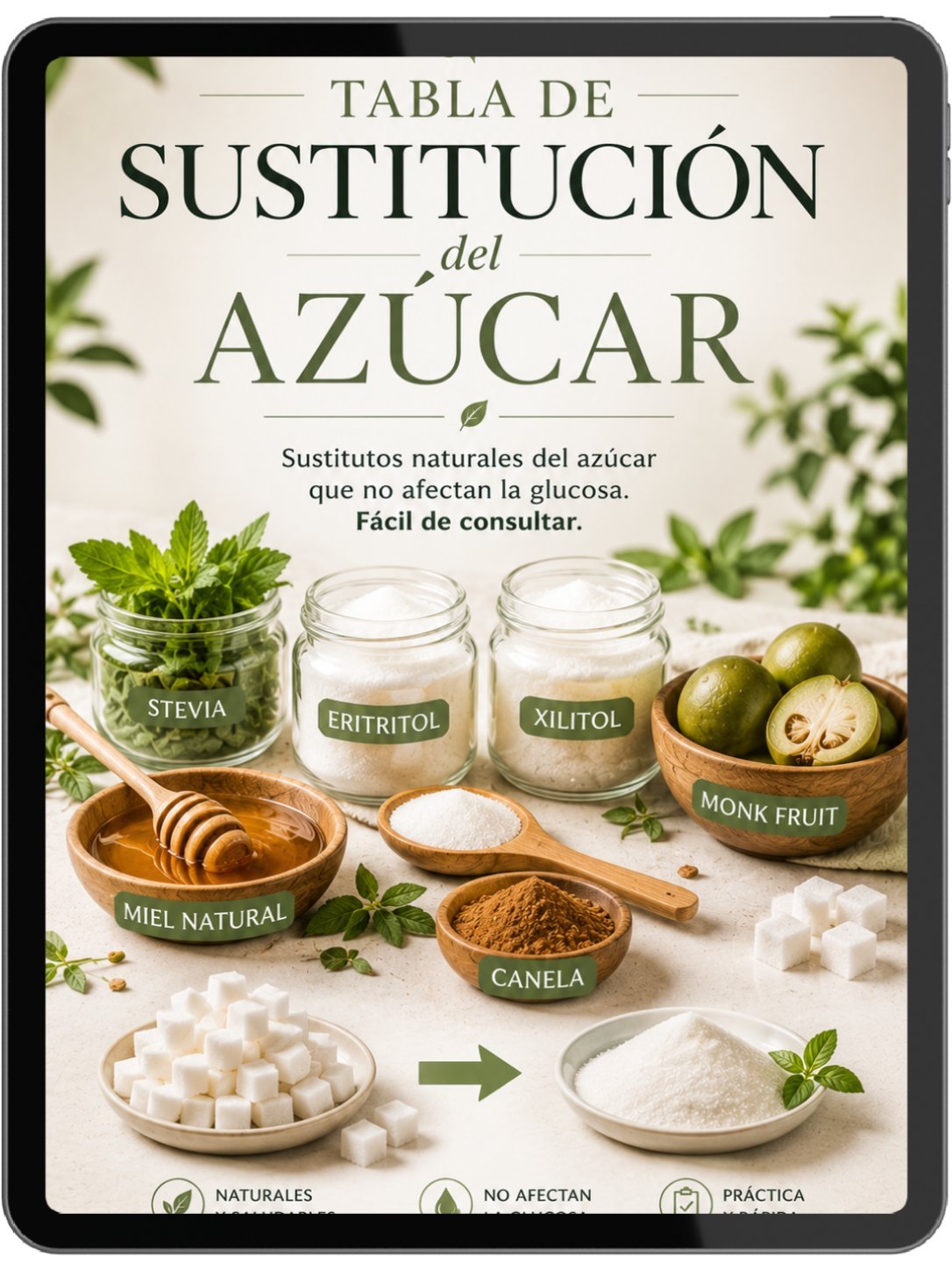 Tabela de Substituição de Açúcar